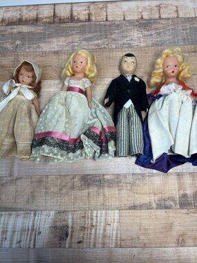 VINTAGE Porcelain Storybook Doll LOT By Nancy Ann